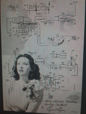 Hedy Lamarr andFrequency-Hopping Image