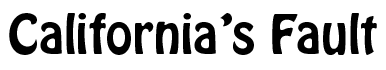 California's Fault title